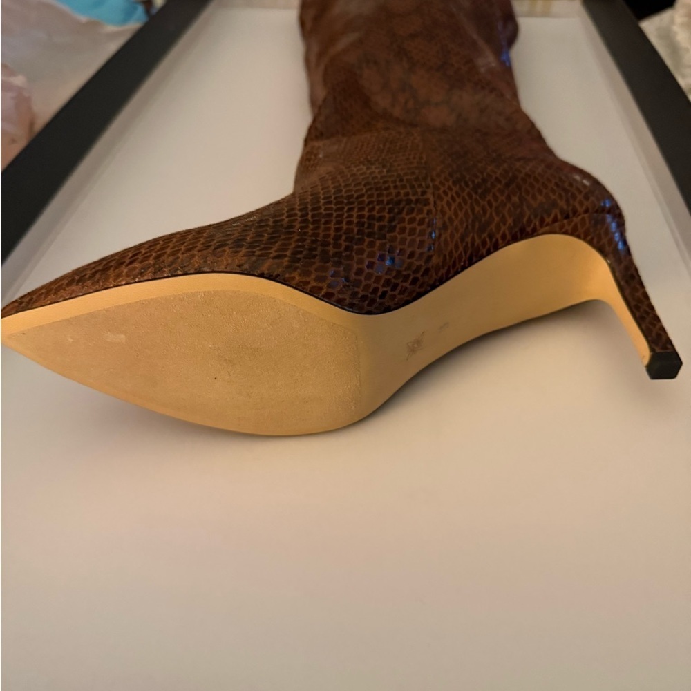BCBGeneration Marlo Snake Print Boots - Picture 2 of 5
